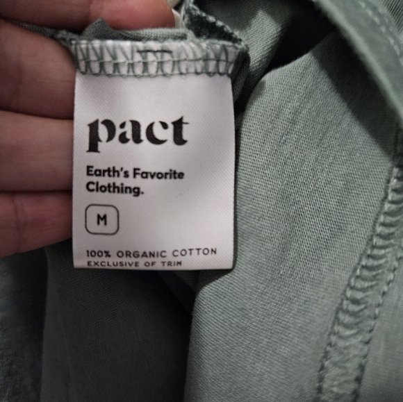 NWT Pact tshirt sz. M 100% organic cotton - Picture 5 of 9